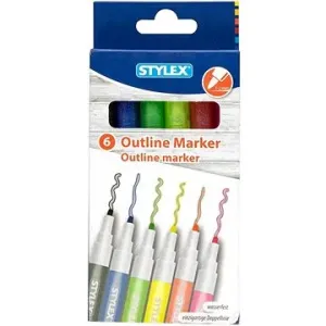 Stylex Outline marker, 6 barev