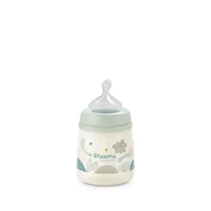 SUAVINEX - Dojčenská fľaša Dreams anatómický M silikón 150 ml - zelená
