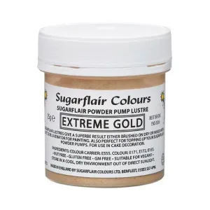 Sugarflair Colors Jídlá náplň do mechanického rozprašovače Extreme Gold 25 g