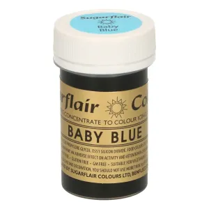 Sugarflair Colours Gelová barva Baby Blue - Dětská modrá 25 g