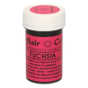 Sugarflair Colours Gelová barva Fuchsia - Fuschsiová 25 g