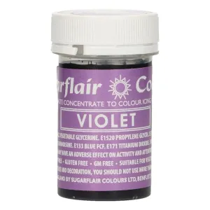 Sugarflair Colours Gelová barva Violet - Fialová 25 g
