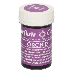 Sugarflair Gelová barva Orchid - Fialová 25 g