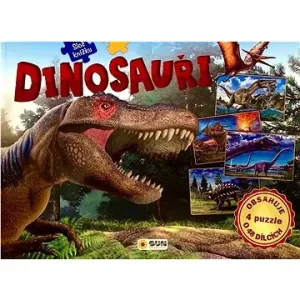 Dinosauři - Slož si knížku (4 puzzle o 48 dílcích)