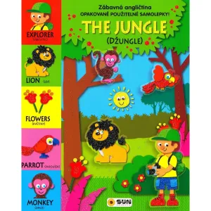 Zábavná angličtina The Jungle: Opakovaně použitelné samolepky