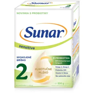 Sunar Sensitive 2 pokračovací kojenecké mléko, 500 g