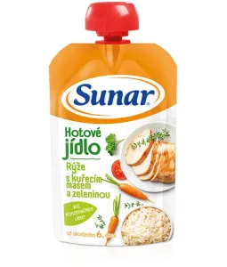 Sunar - Hotové jídlo Rýže s kuřecím masem a zeleninou 120g