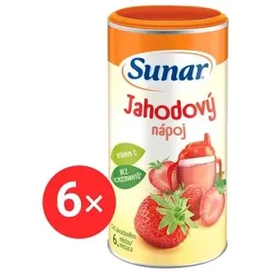 Sunar rozpustný nápoj jahodový 6× 200 g