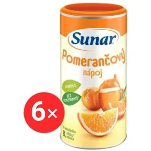 Sunar rozpustný nápoj pomerančový 6× 200 g