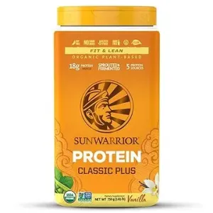 Sunwarrior Protein Classic Plus BIO, Vanilkový, 750 g