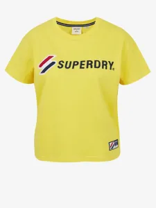 SuperDry Sportstyle Graphic Boxy Triko Žlutá