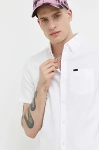 Košile Superdry bílá barva, regular, s límečkem button-down