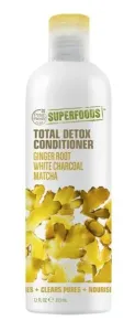 SUPERFOODS Total Detox kondicionér - zázvor, matcha a bílý charcoal 355 ml
