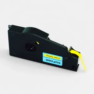Samolepicí páska Supvan TP-L09EY, 9mm x 16m, žlutá