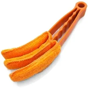 Surtep kartáč/čistič na žaluzie microfiber 22 cm barva oranžová
