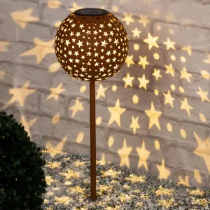 Haushalt international Solární dekorativní koule s hvězdami, Ø 18 cm