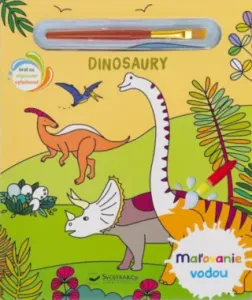 Maľovanie vodou Dinosaury