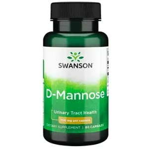 Swanson D-Mannose (D-manóza), 700 mg, 60 kapslí #5670747