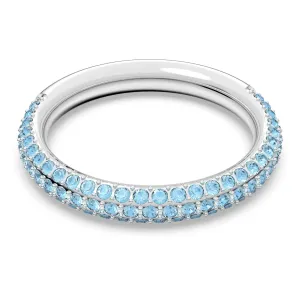 Swarovski Nádherný prsten s modrými krystaly Swarovski Stone 5642903 55 mm