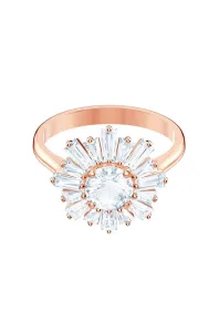 Swarovski Oslnivý bronzový prsten Sunshine 5474917 52 mm