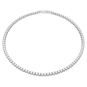 Swarovski Luxusní náhrdelník s čirými krystaly Matrix Tennis 5681796 41 cm