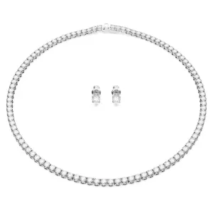Swarovski Luxusní set šperků Matrix Tennis 5647730 (náhrdelník, náušnice)