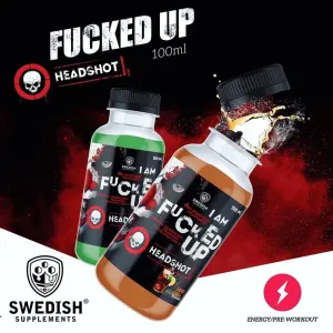 Fucked Up Headshot - Švédské Supplements 16 x 100 ml. Sour Cola