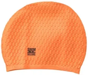 Plavecká čepice swim secure bubble swim hat oranžová