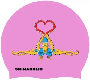 Plavecká čepice swimaholic octopus cap růžová
