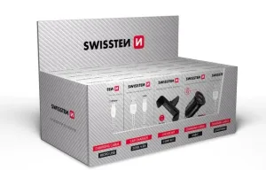 SWISSTEN set samoprodavač (5x CL 2 USB 4,8 A, 5x držák S-Grip AV-1, 5x kabel micro USB, 5x USB-C, 5x Lightning)