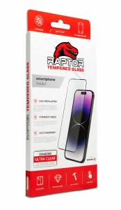 Swissten Raptor Diamond Ultra Clear 3D temperované sklo pro Apple iPhone 13 Pro Max černé