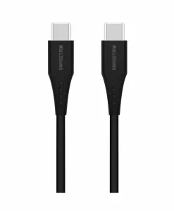 SWISSTEN TPU datový kabel USB-C / USB-C, délka 1,2 m (EKO BALENÍ) Barva: Bílá