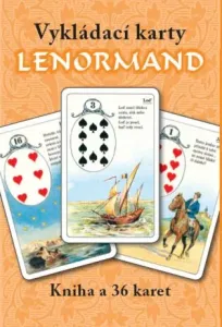 Vykládací karty Lenormand (kniha+karty) - Mademoiselle Lenormand, Erna Droesbeke von Enge