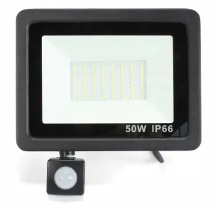 DomenoLED LED reflektor 50W se senzorem pohybu studená bílá DN25