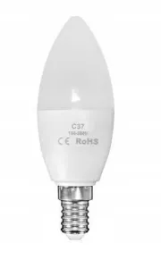 DomenoLED LED žárovka LED E14 mléčná 9W bílá Teplá bílá