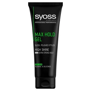 Syoss Gel na vlasy Max Hold Gel (High Shine Extra Strong Hold) 250 ml