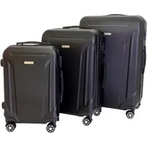 Sada 3 kufrů T-class 796, M, L, XL, ABS, TSA zámek (černá)