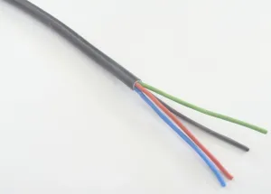 T-LED Kabel RGB čtyřžilový kulatý Průměr: 4x 0,5 mm² černý 111112