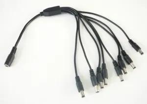T-LED DC rozbočovač Vyberte počet výstupů: 5 výstupů 11225