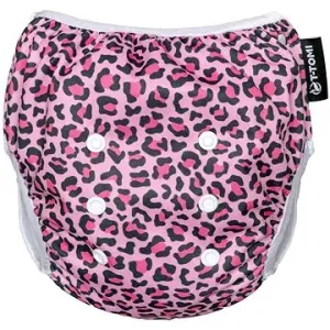 T-tomi Plenkové plavky s volánkem, Pink gepard
