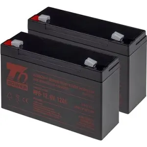 Sada baterií T6 Power pro APC Back-UPS 600, VRLA, 6 V