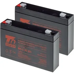 Sada baterií T6 Power pro APC Powerstack PS250, VRLA, 6 V