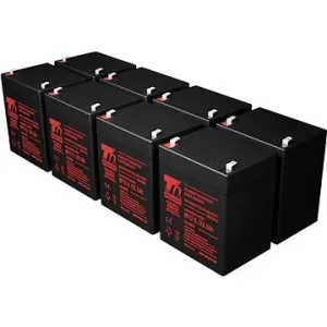 Sada baterií T6 Power pro záložní zdroj APC RBC43, VRLA, 12 V