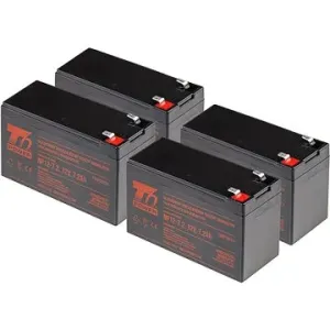 Sada baterií T6 Power pro záložní zdroj Eaton 55942BX, VRLA, 12 V #4597101