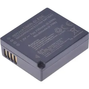 T6 power Panasonic DMW-BLE9, DMW-BLG10, 700mAh, černá