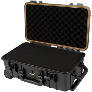 Tactix vodotěsný plastový kufr s pěnovou výplní, pojízdný (XXL)