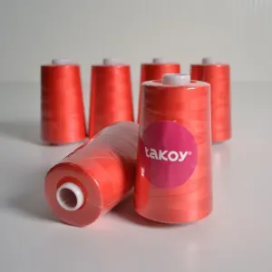 Overlock/coverlock polyesterová nit TKY 5000 barva červená
