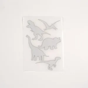 Reflexní nažehlovačka dinosaurus - balení 5 ks