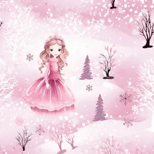 Úplet takoy princezna v růžovém lese