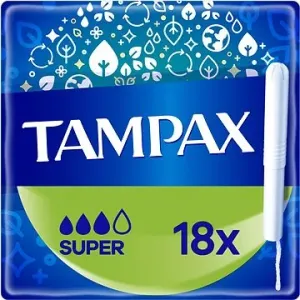 TAMPAX Super tampony s papírovým aplikátorem 18 ks